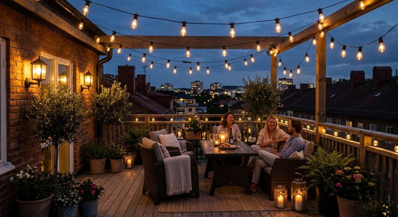 Courtyard Light Installation in Pasadena, CA