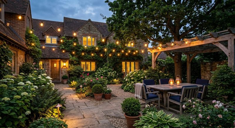 Courtyard Light Installation in Provo, UT
